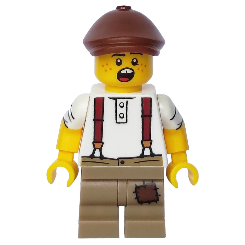 Lego Newspaper Kid - Minifigure