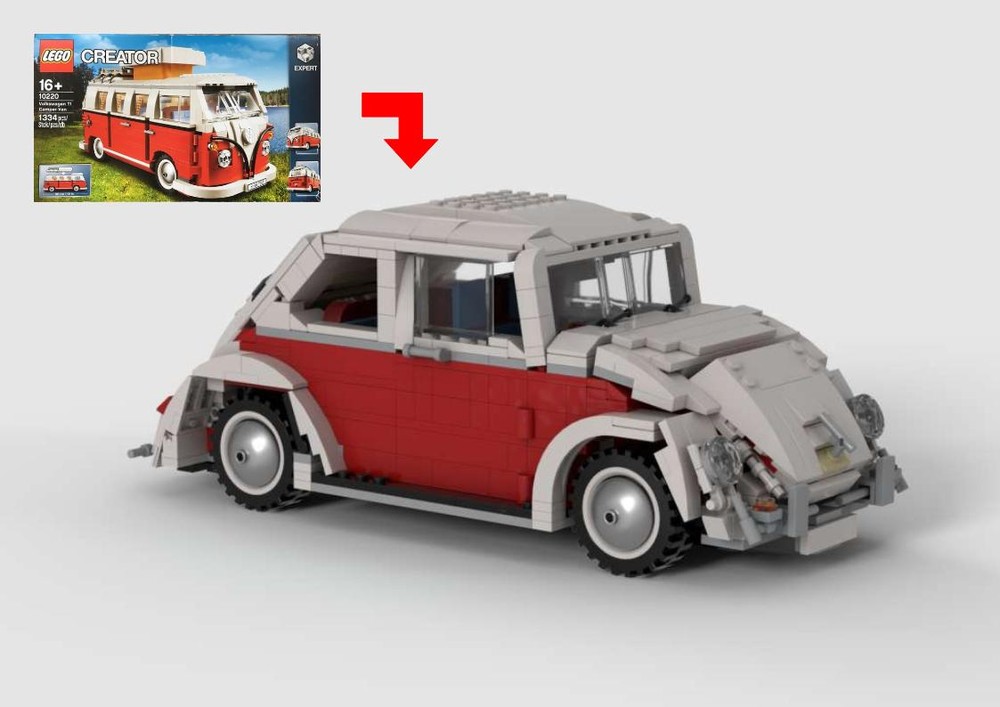 Lego 10220 Volkswagen Type 1 "Beetle" / "Käfer" Split Screen 1952