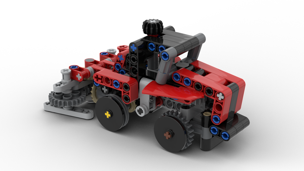 Lego 42082 - Mini Claas Xerion (42102) | Rough Terrain Crane