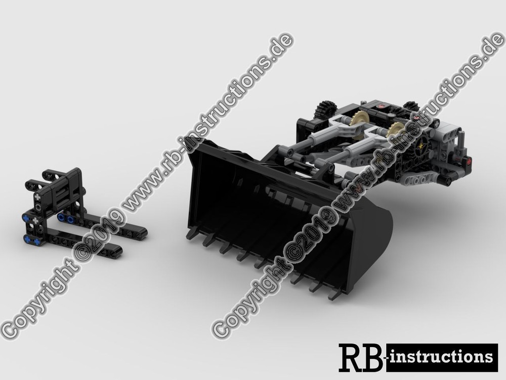Lego changing loader for Claas Xerion 5000 (Wechsellader)