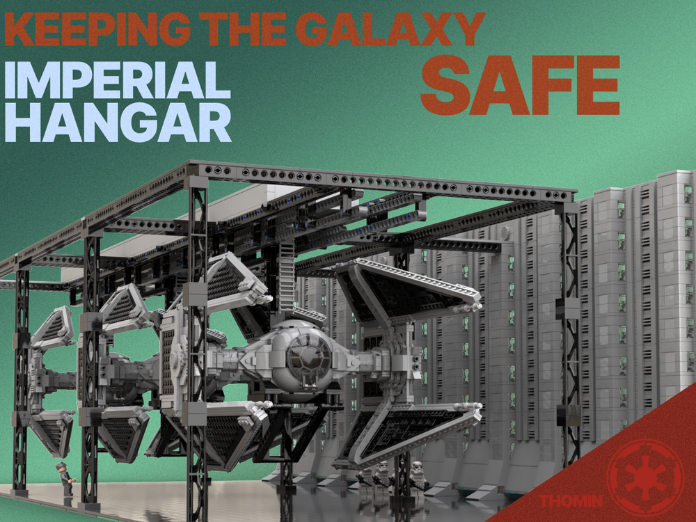Lego Imperial Hangar (for TIE Interceptor / slim)