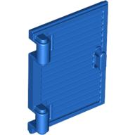 Lego Window 1 x 2 x 3 Shutter with Hinges and Handle / Blue