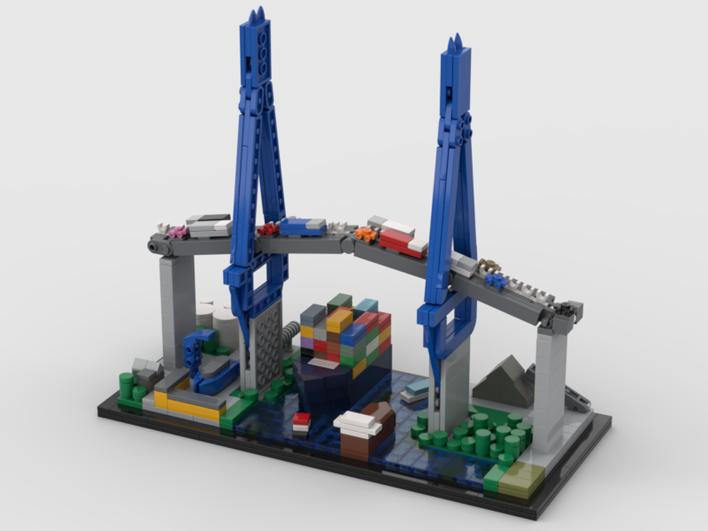 Lego Köhlbrandbrücke - Hamburg