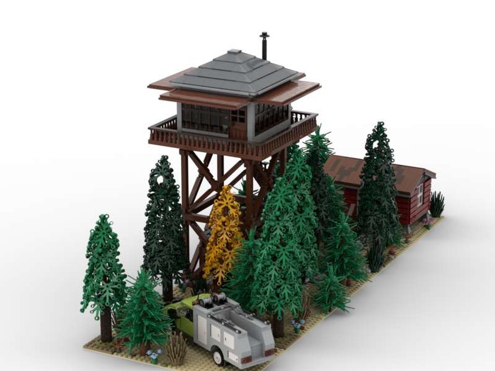 Lego Fire Observation Tower
