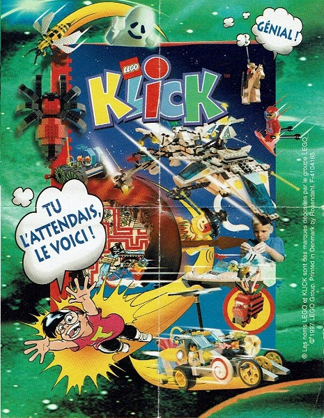 Lego 1997 Insert - LEGO Klick - French (F-4104185)