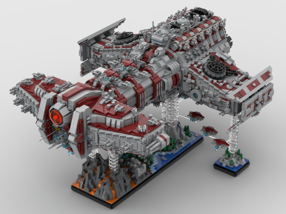 Lego Battlecruiser (Starcraft inspired)