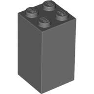 Lego Brick 2 x 2 x 3 / Dark Bluish Gray