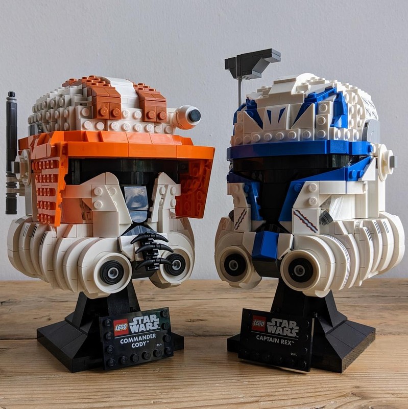 Lego Phase 2 Commander Cody Helmet (Rex Mod)