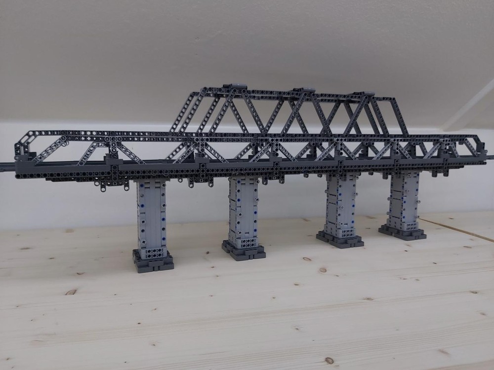 Lego 42055 model C - Railroad bridge