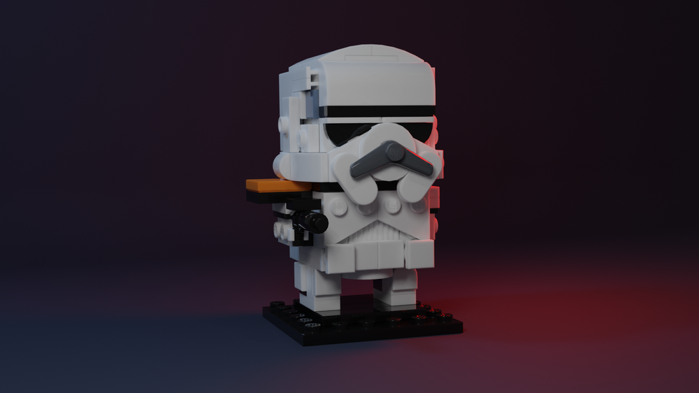 Lego "Imperial Trooper Captain" Brickheadz Revamp