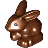 Lego Duplo Animal Rabbit / Reddish Brown