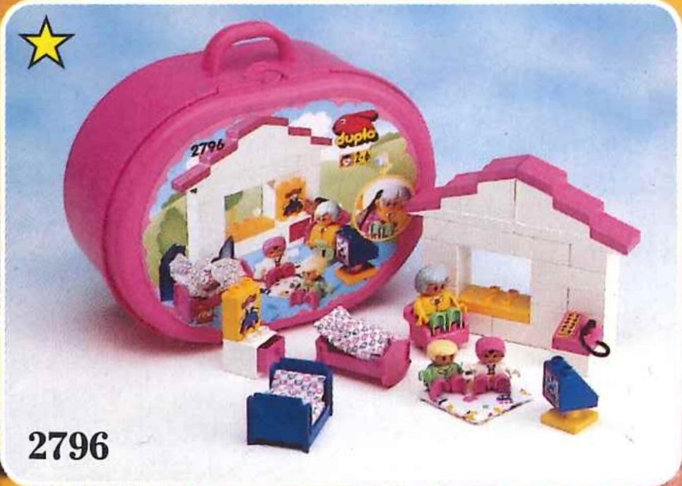 Lego Pink Carry Case (Playhouse Carry Case)