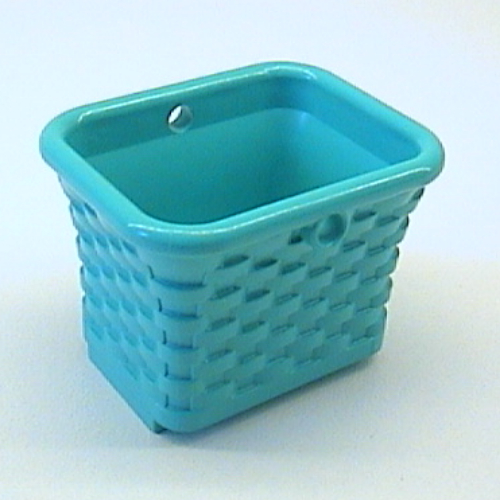 Lego Scala, Container / Basket, Wicker / Light Turquoise