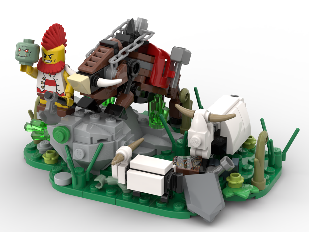Lego Battle Dwarf Diorama