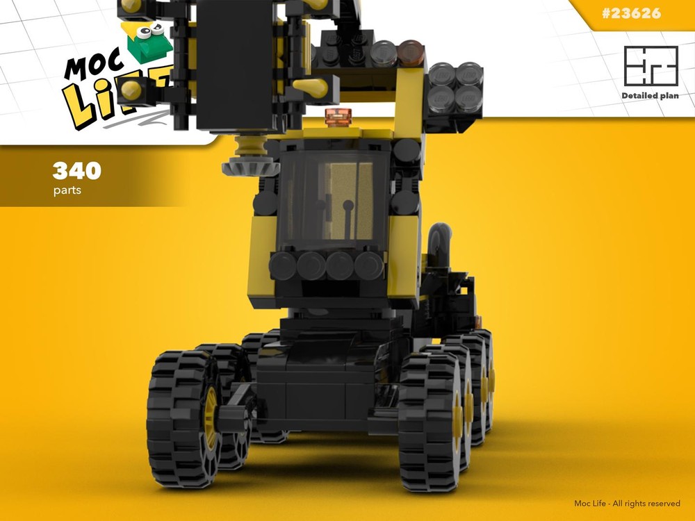 Lego Ponsse Scorpion King tree harverster