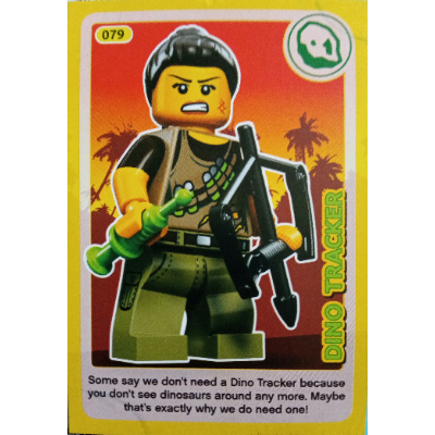 Lego Trading Card, Create the World Incredible Inventions - Dino Tracker