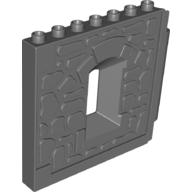 Lego Duplo Building Wall 1 x 8 x 8 with Window Opening - Castle