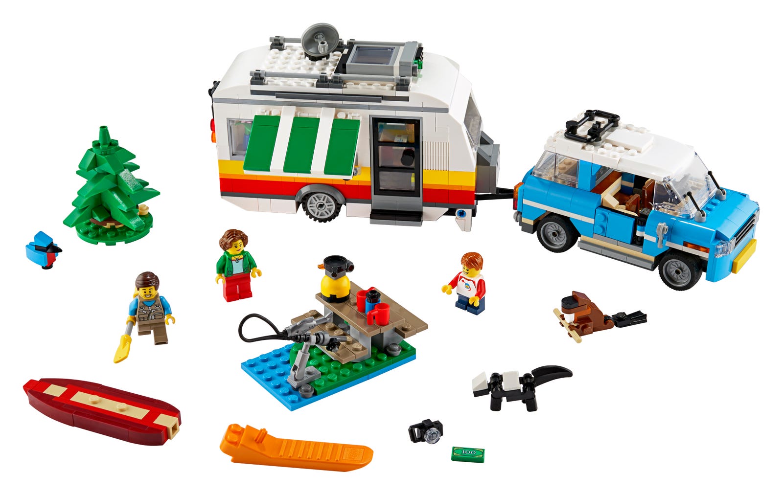 Lego Caravan Family Holiday