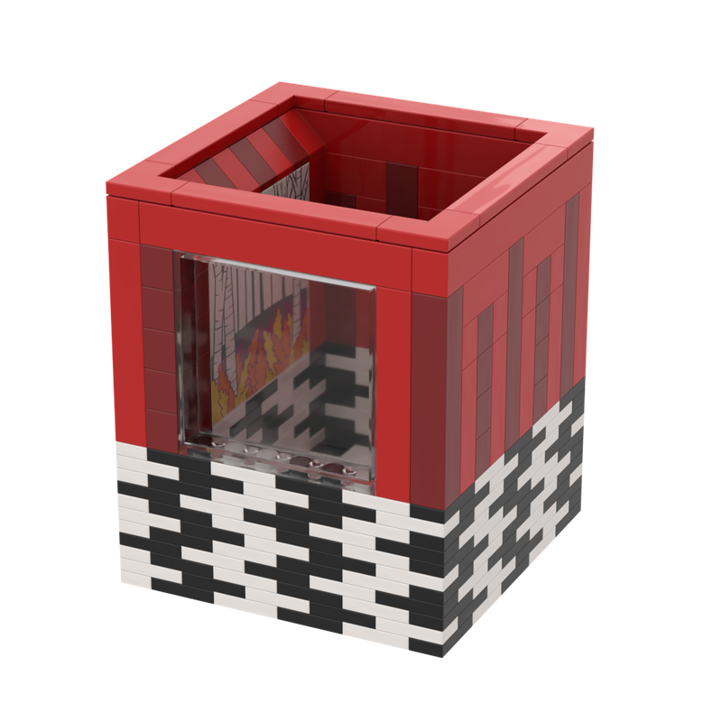 Lego Twin Peaks Entering the Red Room GBC Ball Bin or pen cup, desktop organizer