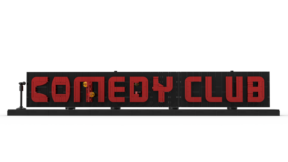 Lego Comedy Club Sign