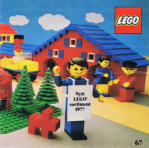 Lego 1977 Medium Swedish Foldout 67 (98762-S)