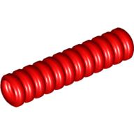 Lego Hose, Ribbed 7mm D. 4L / 3.2cm / Red