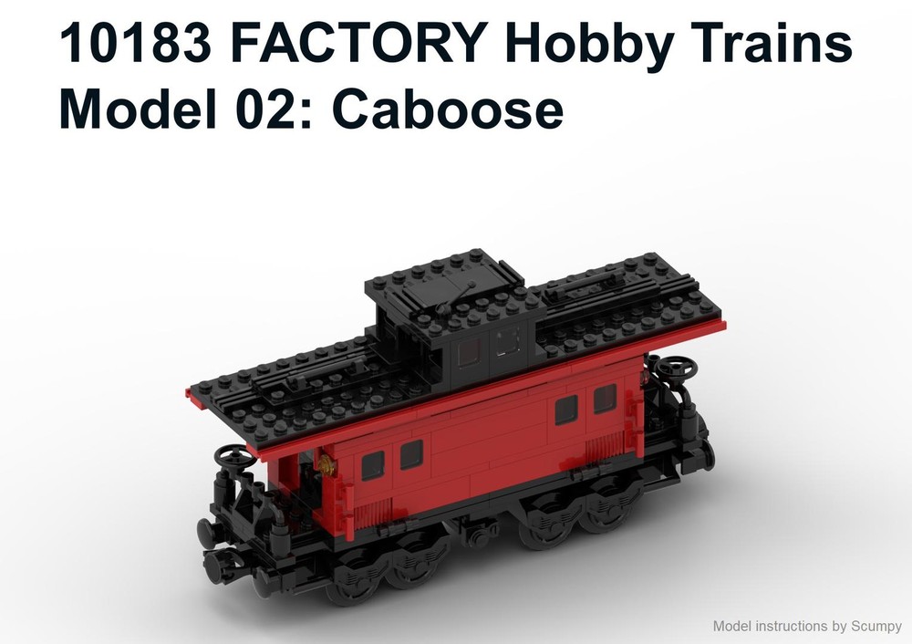 Lego 10183 Model 02: Caboose