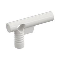 Lego Equipment Hose Nozzle / Gun with Side String Hole Simplified / White