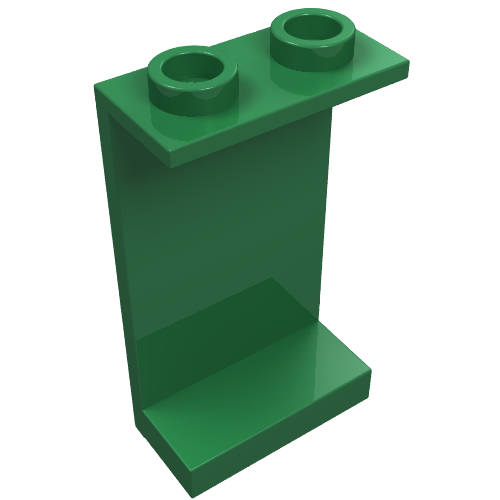 Lego Panel 1 x 2 x 3 [Hollow Studs] / Green