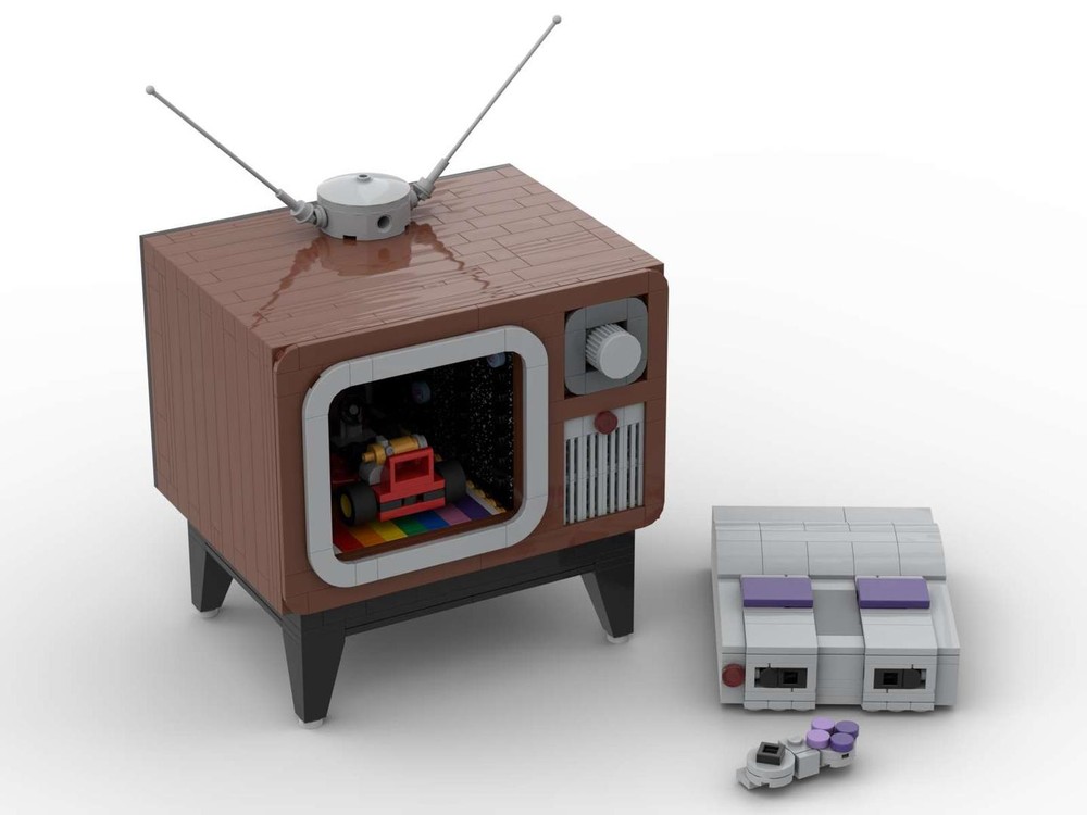 Lego Mario Kart TV Display