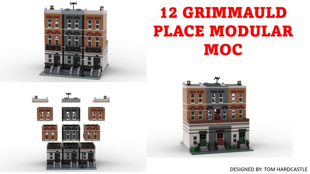 Lego 12 Grimmauld Place - Modular MOC