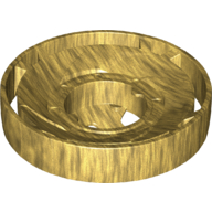 Lego Rotor, Spinner, 10 Diameter / Pearl Gold