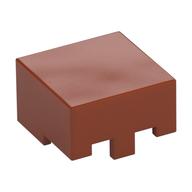 Lego Helmet Rectangular / Dark Orange