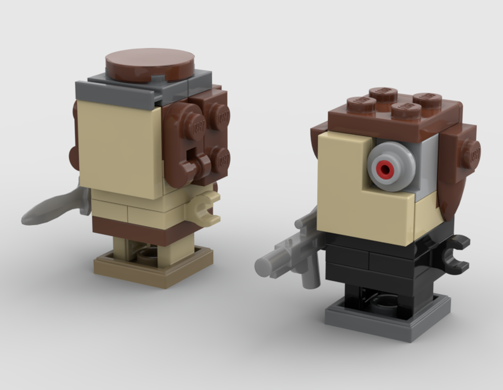 Lego Mini-brickheadz - Schwarzy