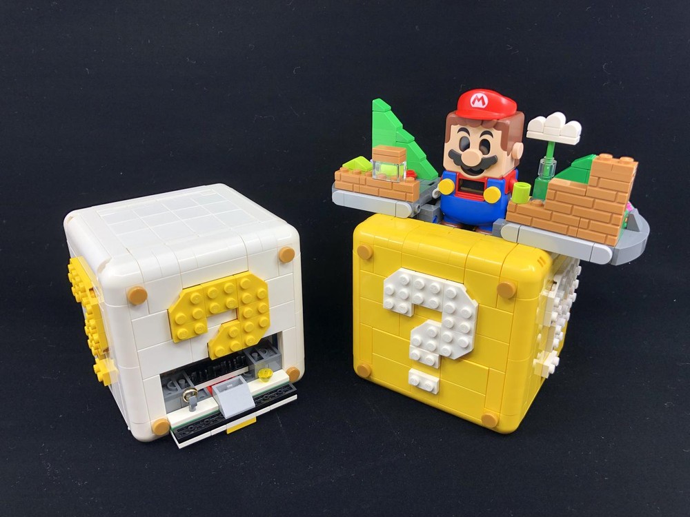 Lego Mini Mario question block