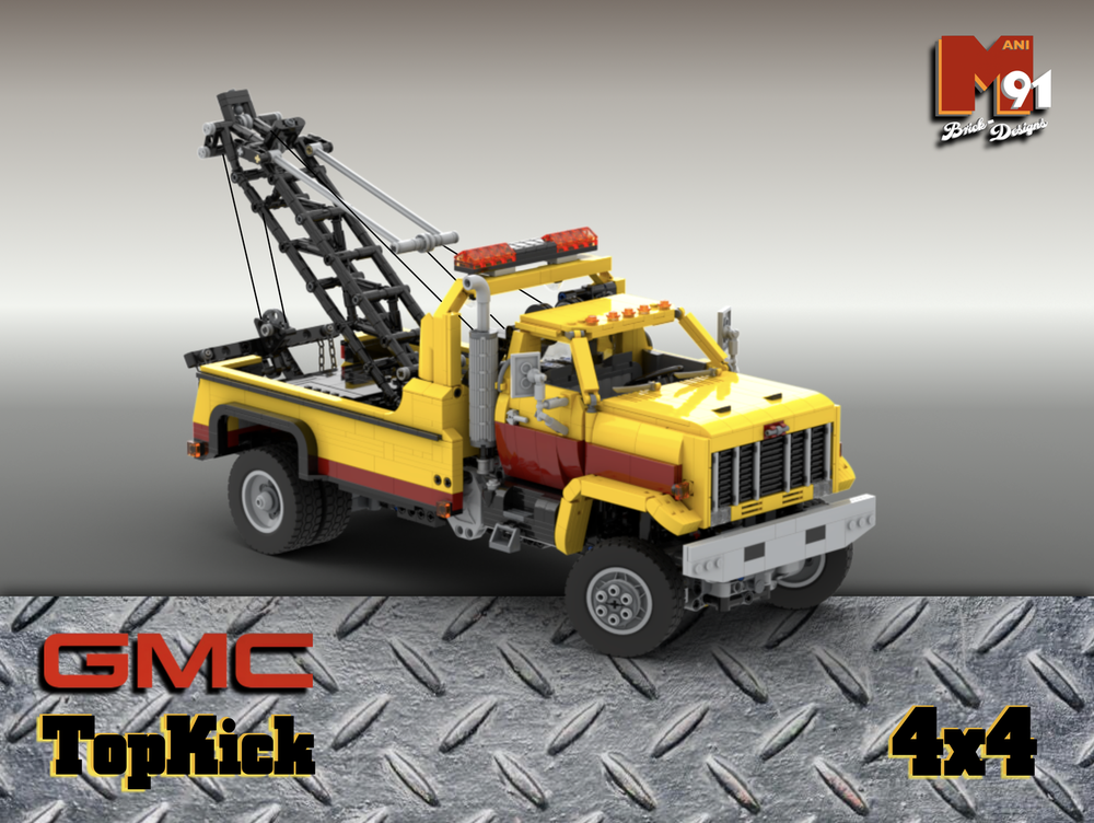 Lego 80's GMC TopKick Wrecker 4x4 RC