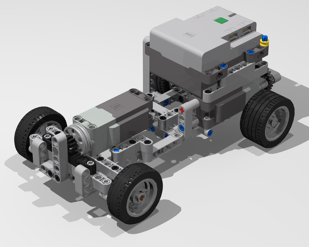 Lego Small, fast RC car chassis