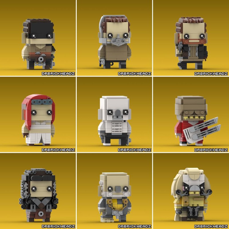 Lego Mad Max: Fury Road Brickheadz Collection