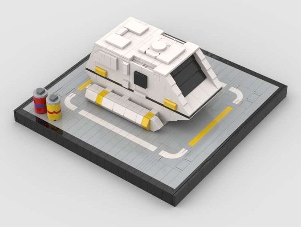 Lego Star Trek: TNG Transport Shuttlepod and Display Base