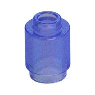Lego Brick Round 1 x 1 Open Stud / Opal Trans-Purple