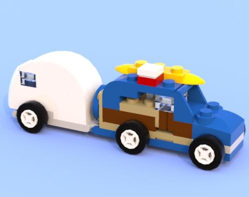 Lego Tiny Woodie and Teardrop