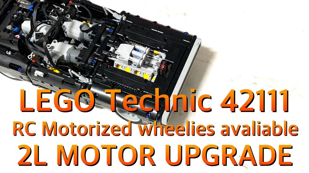 LEGO Technic 42111 RC Motorized wheelies avaliable 2L Motor UPGRADE