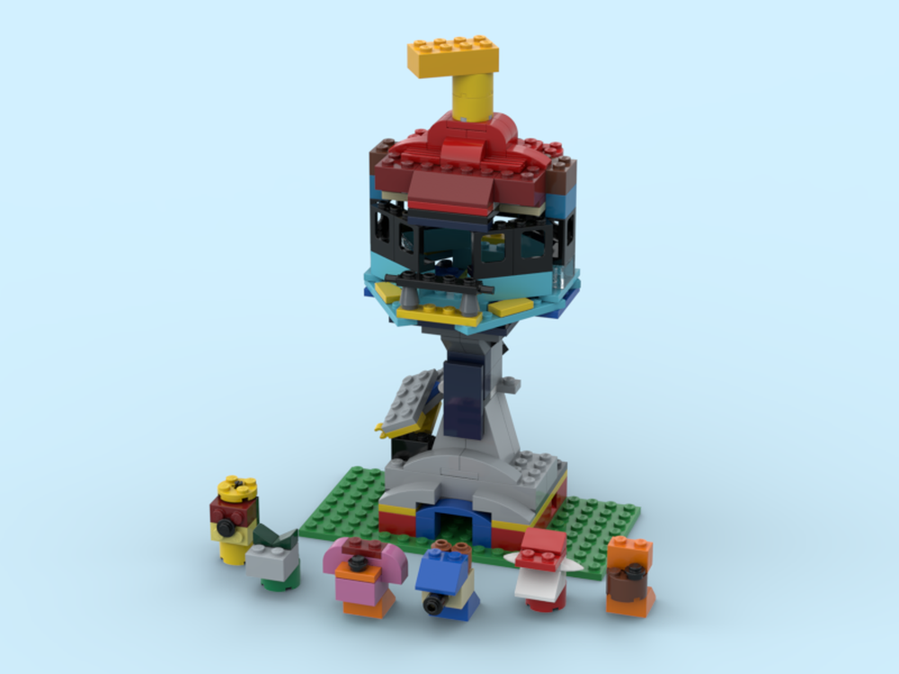 Lego Lookout Tower & pups (paw patrol)