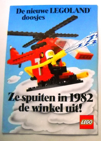 Lego 1982 Dealer Large Dutch - only town sets (93229-NL)