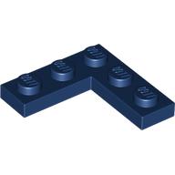 Lego Plate 3 x 3 Corner / Dark Blue