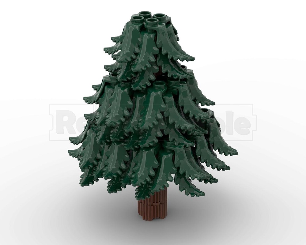 Lego Tall Tree made of Fern pieces