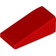 Lego Brick Sloped 18° 2 x 1 x 2/3 / Red