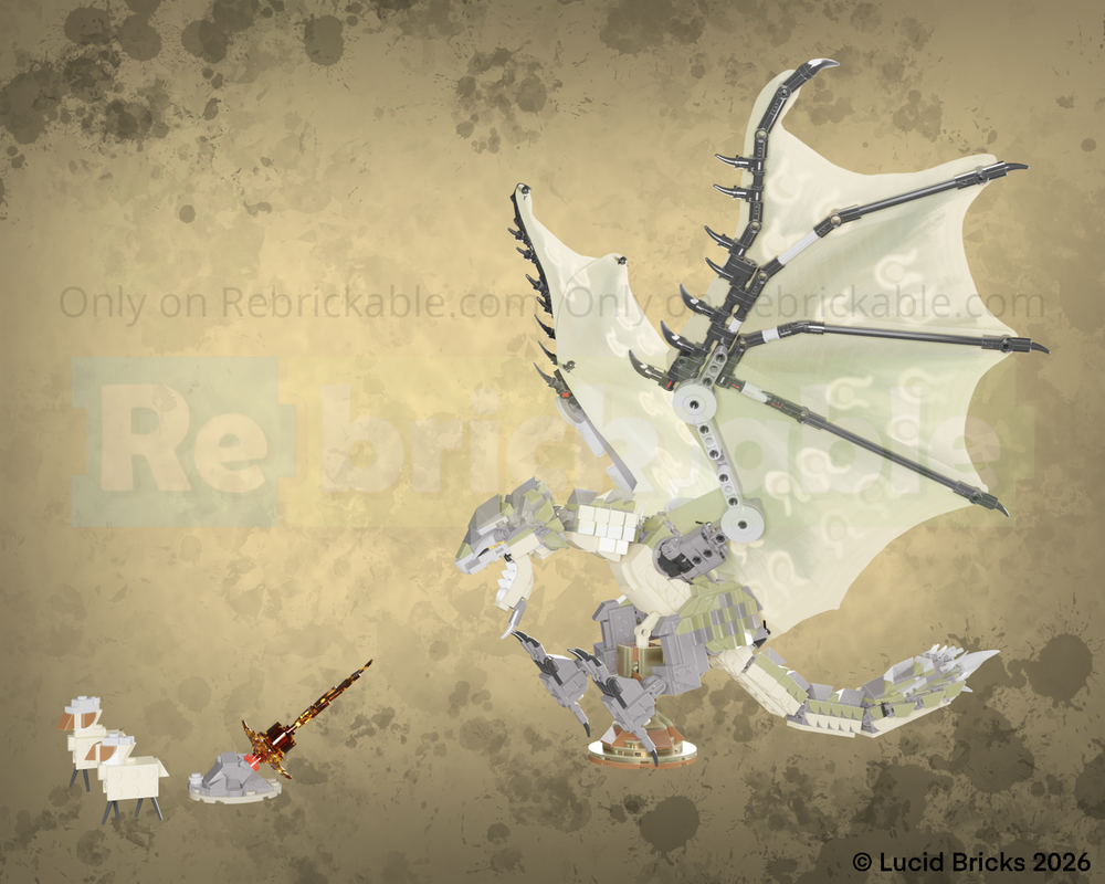 Lego Rathian - Queen Of The Land