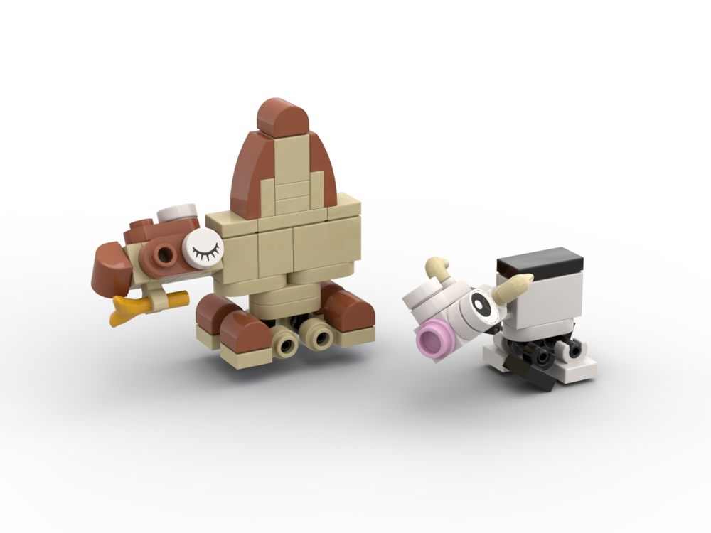 Lego Camel and cow