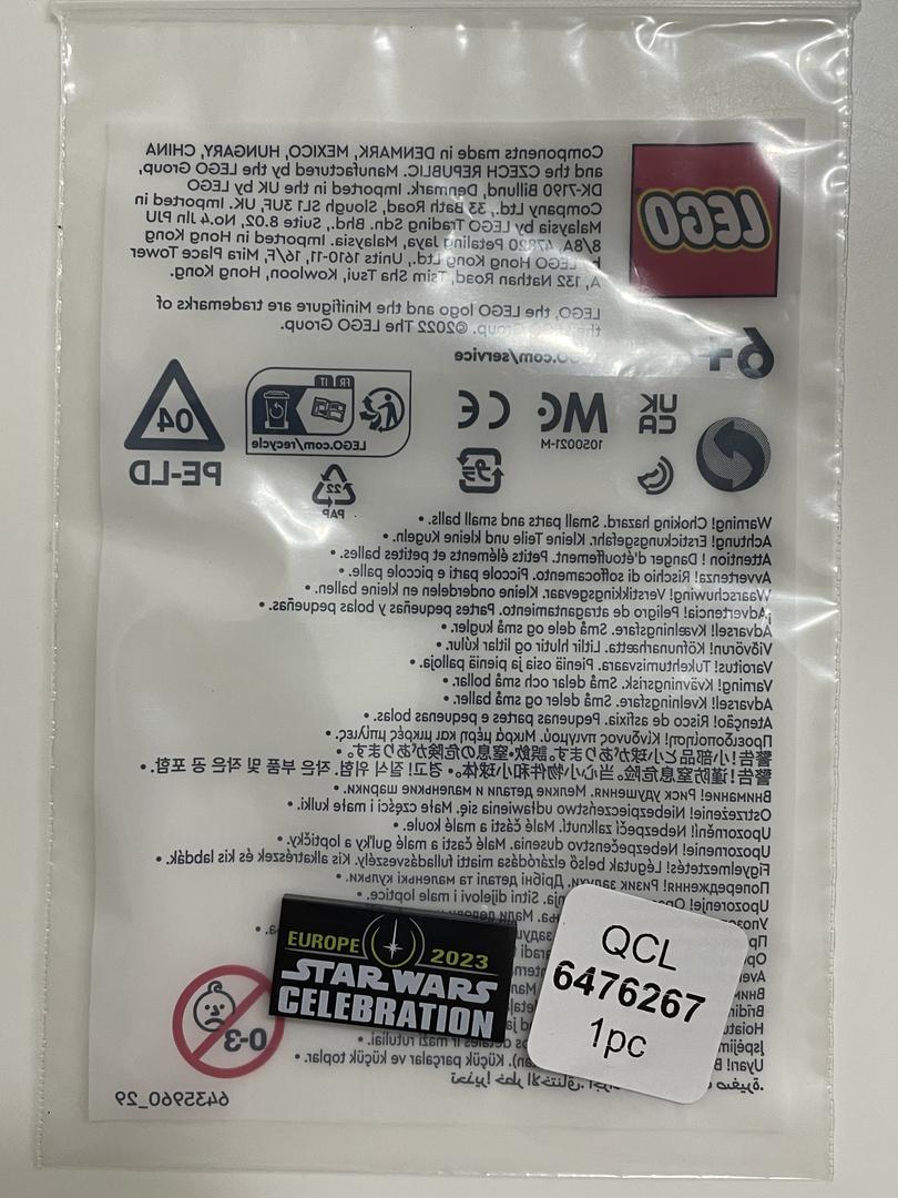 Lego Star Wars Celebration Europe 2023 Promotional Tile